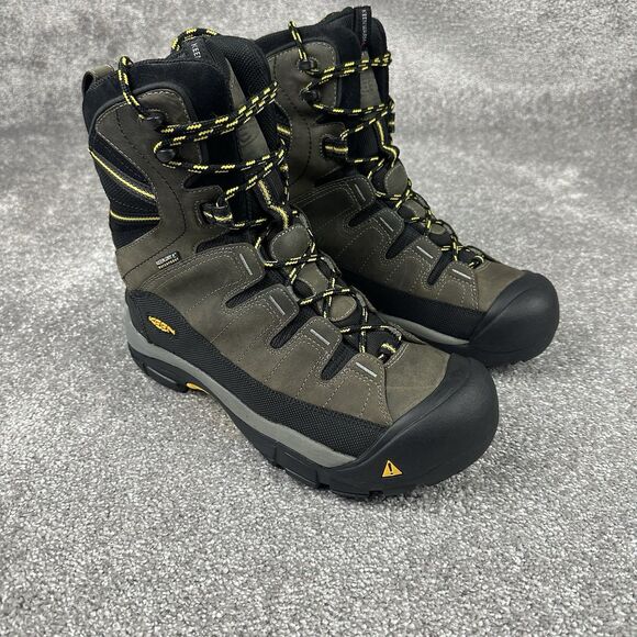 Keen Other - Keen Summit Country Boots Men's 10 Brown Leather Insulated Waterproof Hiking